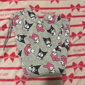 Hybrid Sanrio Kuromi my melody sweatpants NWOT